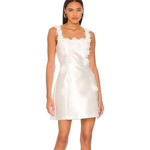 Elliat White Dress with Flowers